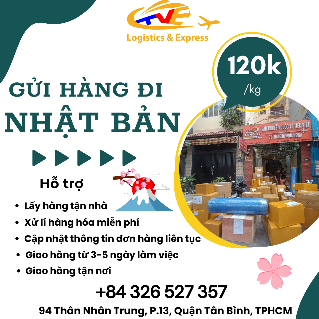 Gửi hàng đi Nhật Bản  - Tiến Việt Express